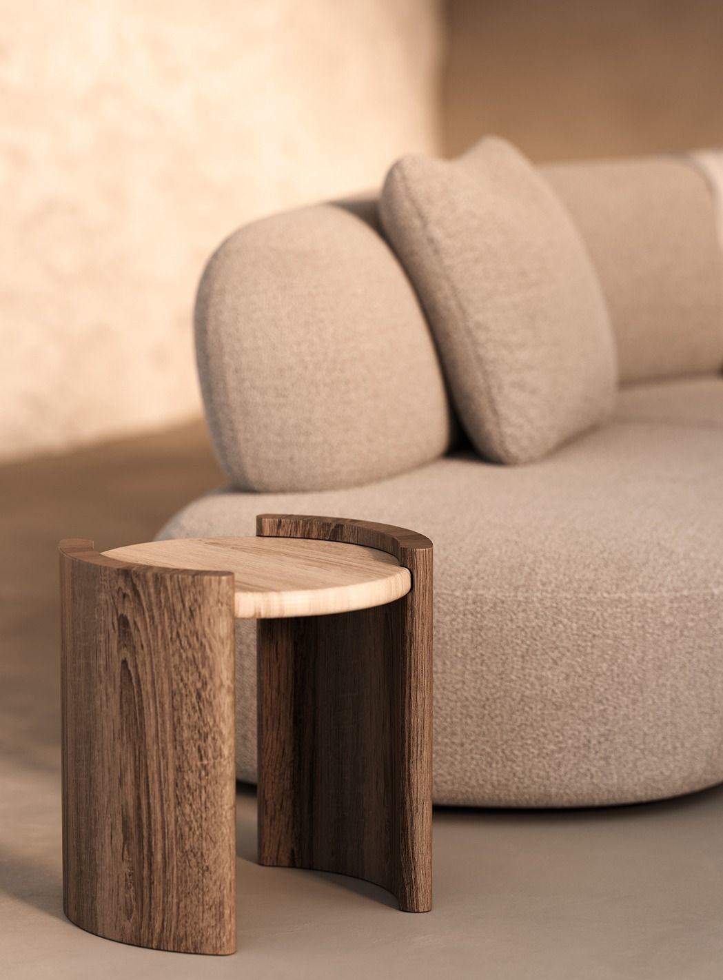 Arc Side Table detail