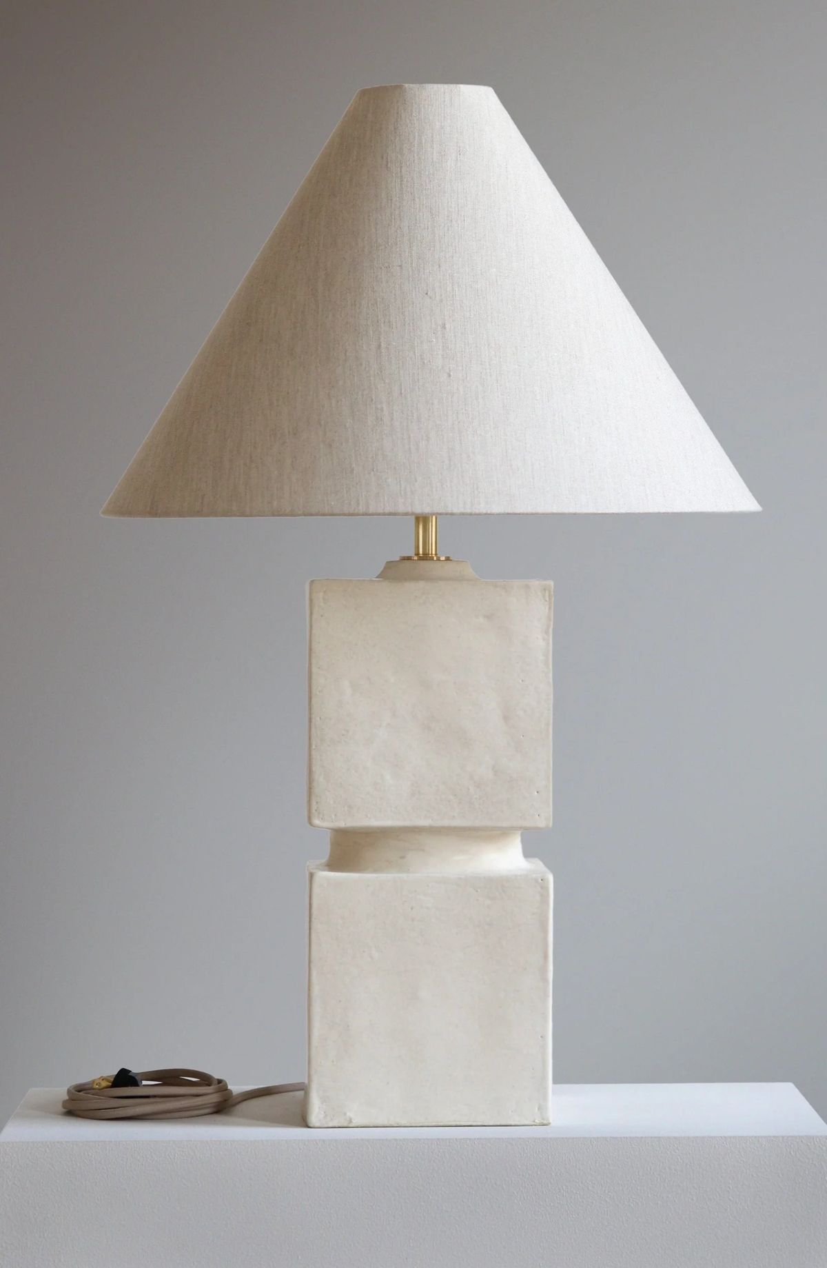 Block Stone Lamp detail