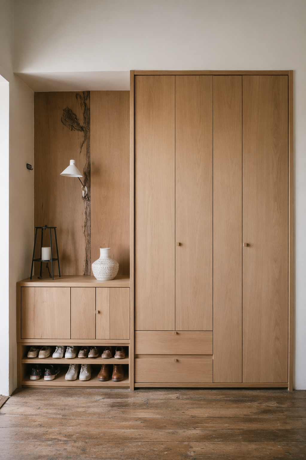 Entry + utility Wall detail