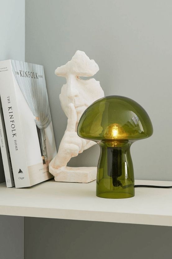 Halo Table Lamp -Olive detail