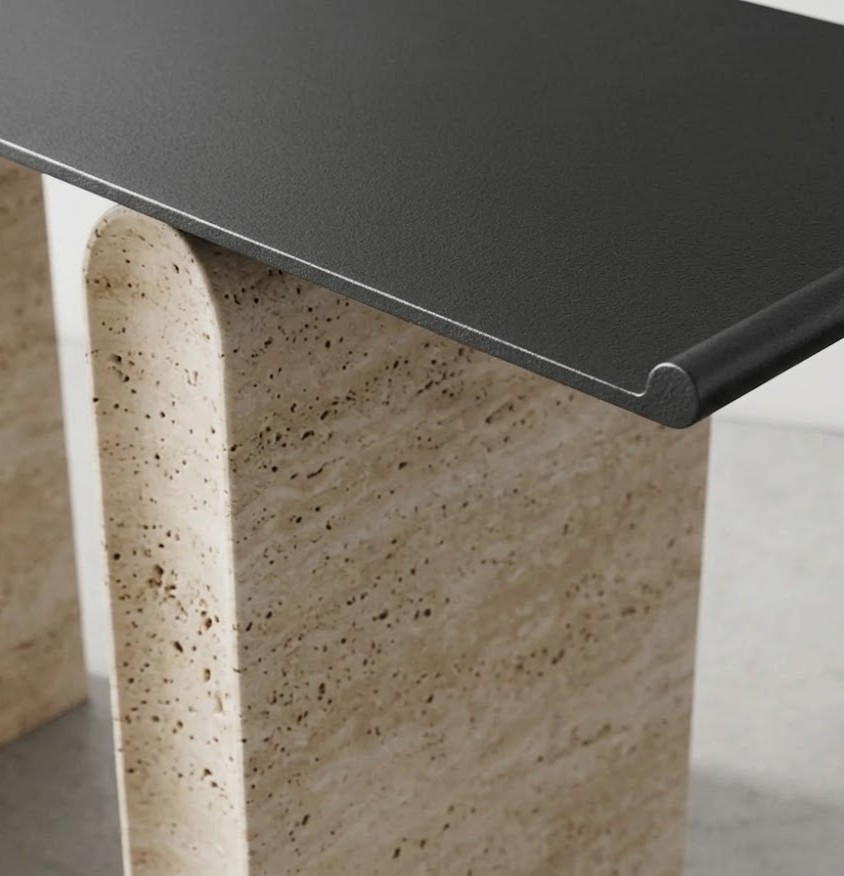 Metal Top Console view 2