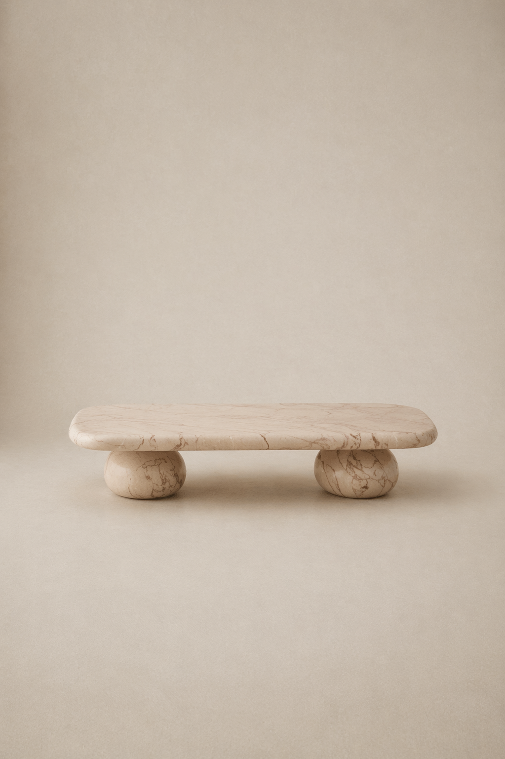 Sculptural Stone Coffee Table